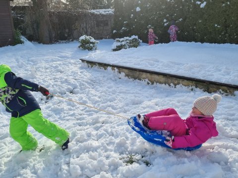 Užíváme si sníh 23.01.2023