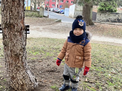 Krmení zvěře v městském parku 12.01.2024