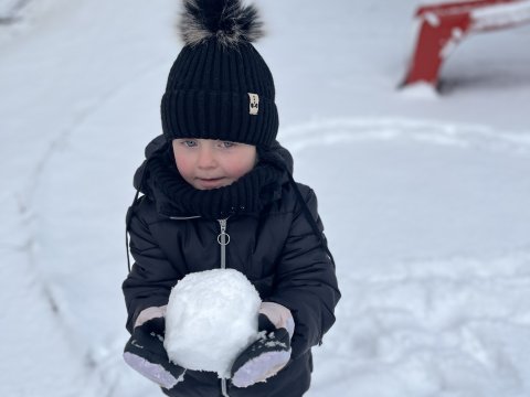 Užíváme si sníh 16.01.2024