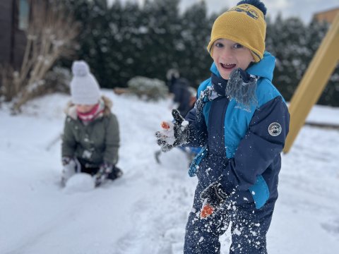 Užíváme si sníh 16.01.2024