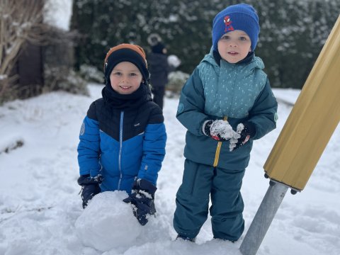 Užíváme si sníh 16.01.2024