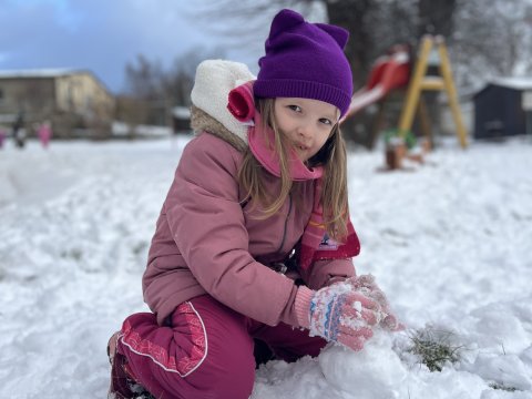 Užíváme si sníh 16.01.2024