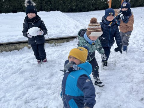 Užíváme si sníh 16.01.2024