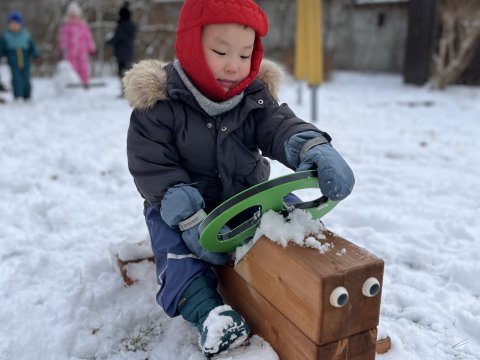 Užíváme si sníh 16.01.2024