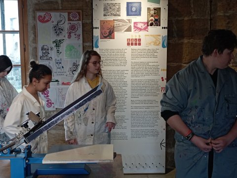 Návštěva Centra textilního tisku v České Lípě