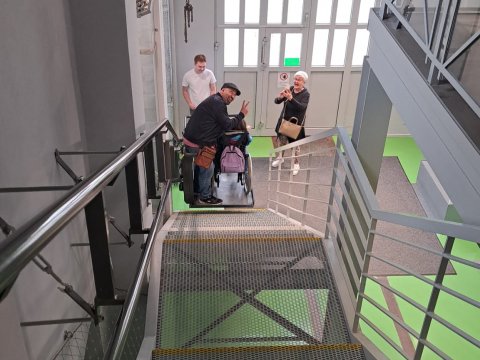 Hradec Králové - vodní elektrárna Hučák a Bílá věž