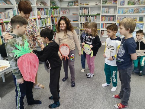 Městská knihovna - pohádky 1.A, 2.A