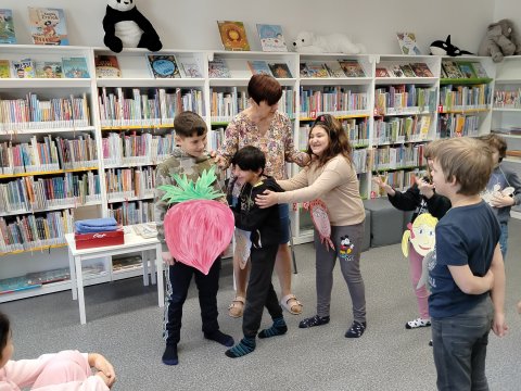 Městská knihovna - pohádky 1.A, 2.A