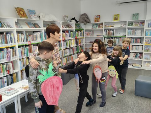 Městská knihovna - pohádky 1.A, 2.A