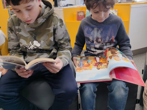 Městská knihovna - pohádky 1.A, 2.A