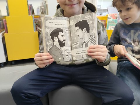 Městská knihovna - pohádky 1.A, 2.A