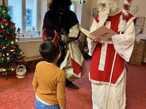 Čert a Mikuláš ve školce 05.12.2025
