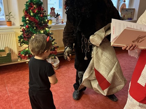 Čert a Mikuláš ve školce 05.12.2025