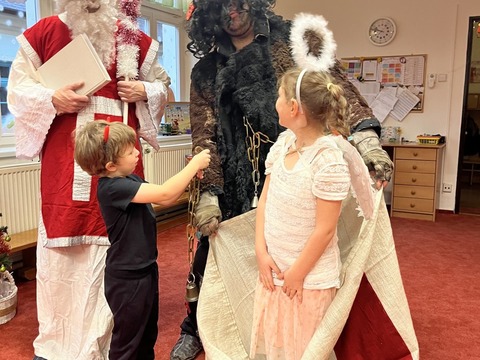Čert a Mikuláš ve školce 05.12.2025