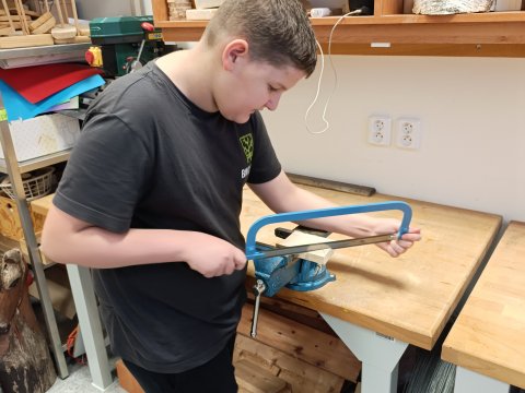 Výroba vánoční výzdoby 6.C