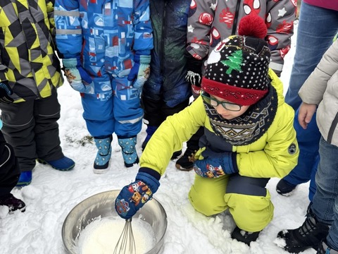 Výroba zmrzliny ve sněhu 30.01.2026