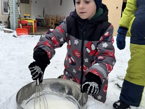 Výroba zmrzliny ve sněhu 30.01.2026